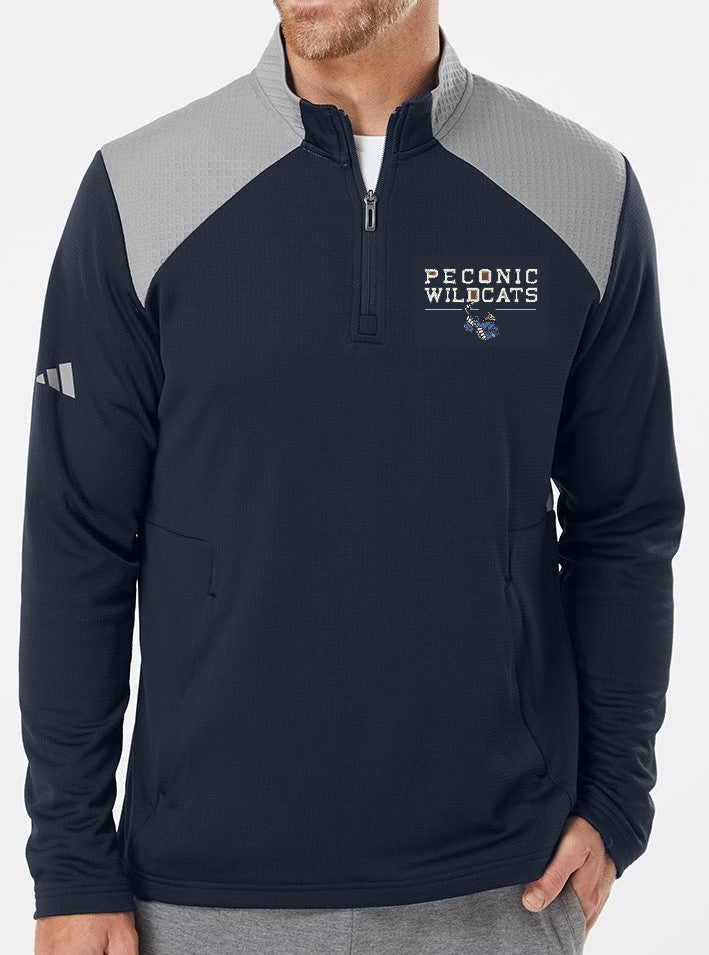 Wildcats Adidas Mixed Media Men's Quarter Zip