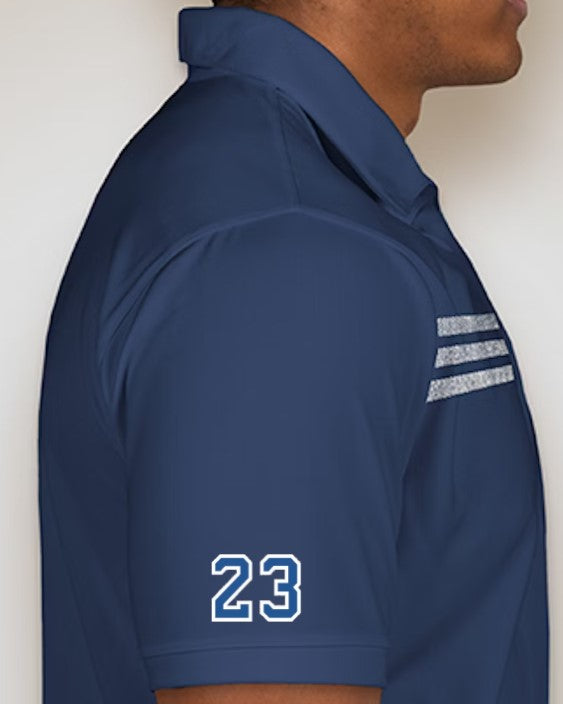 Wildcats Adidas 3-Stripe Game Day Polo